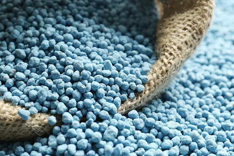 Granular Mineral Fertilizer, Closeup