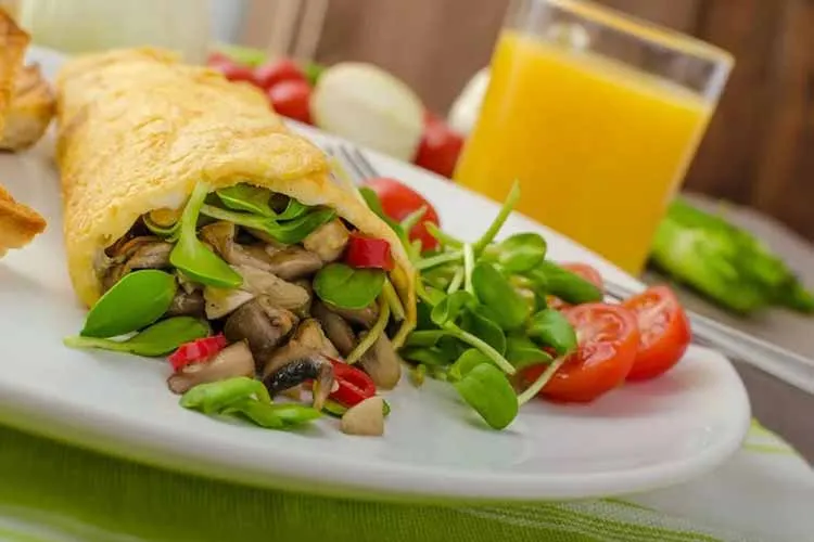 microgreens egg wrap